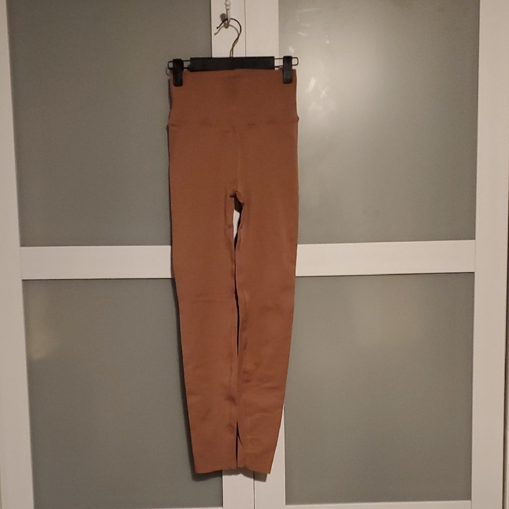 Fabletics SculptKnit Brown Leggings